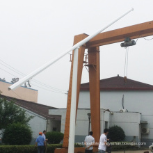 Customized galvanized octagonal steel folding street light poles with factory price
